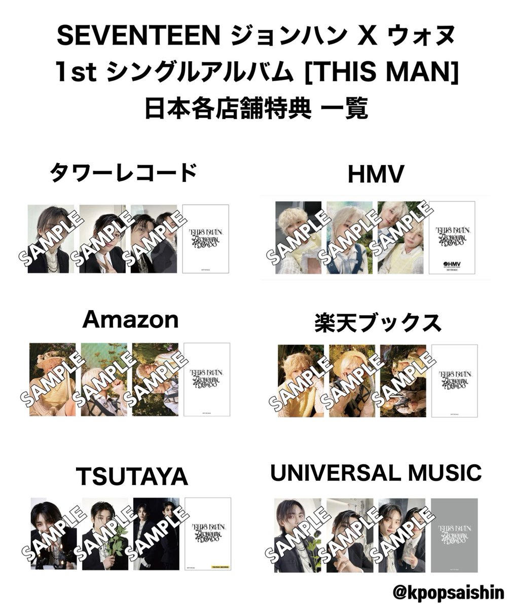 SEVENTEEN ジョンハン X ウォヌ 1st シングルアルバム [THIS MAN
