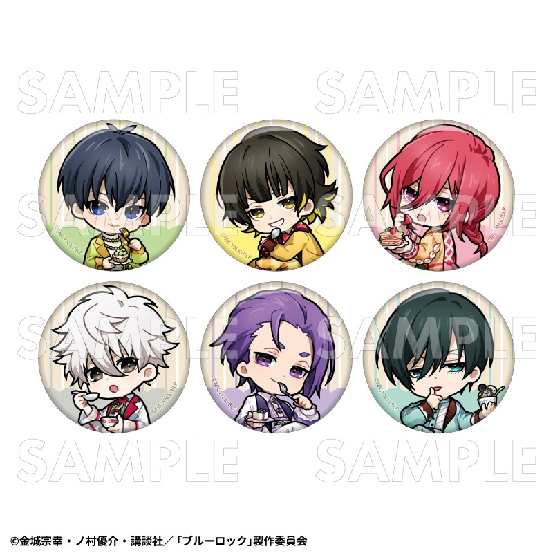 ブルーロック ドルチェStyle トレーディングちびキャラ缶バッジ 6個