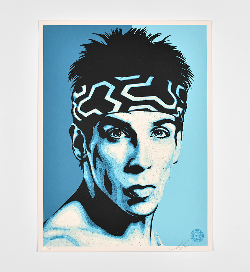 Shepard Fairey (Obey) - Zoolander blue steel • Artwork