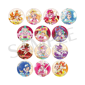 全プリキュア展】缶バッジ（2009～2011）（全12種ランダム1個）: 雑貨