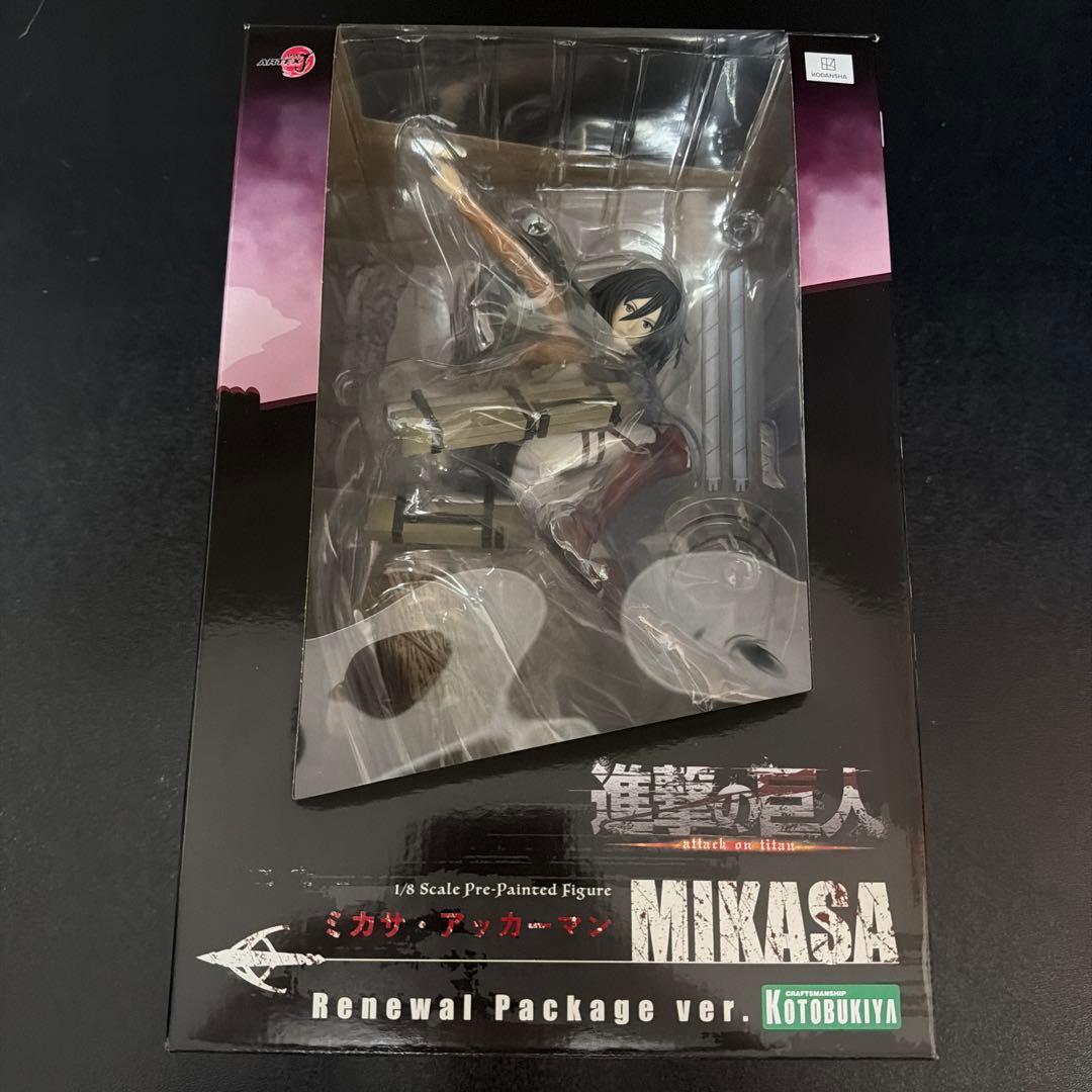 進撃の巨人 ミカサ・アッカーマン 1/8 コトブキヤ 1/8スケールフィギュア「ミカサ」が、コトブキヤより10月発売