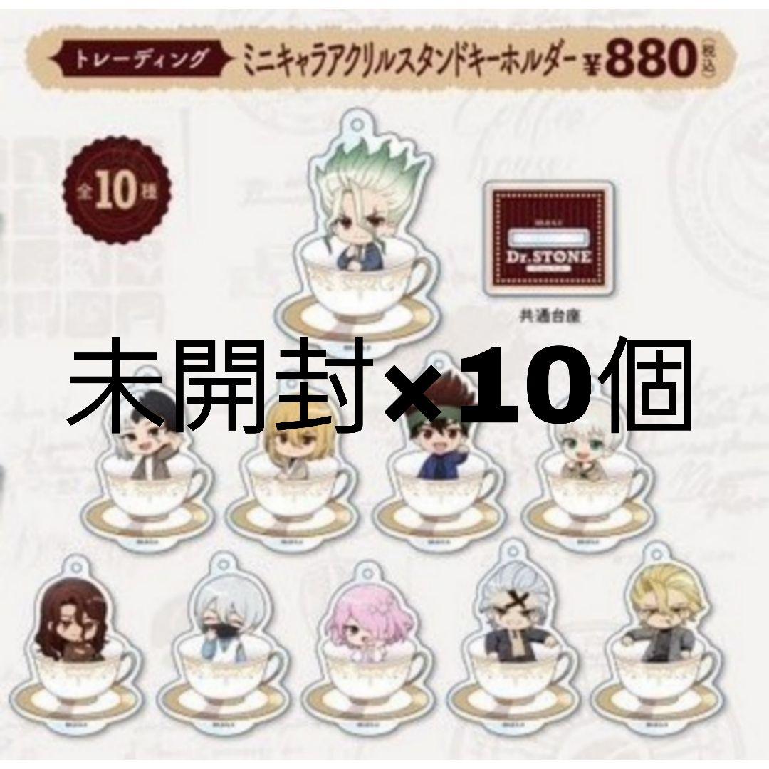Dr.STONE アモカフェ ミニキャラ アクリル キーホルダー 10個セット Dr.STONE アモカフェ ミニキャラ アクリル キーホルダー 10個セット Dr