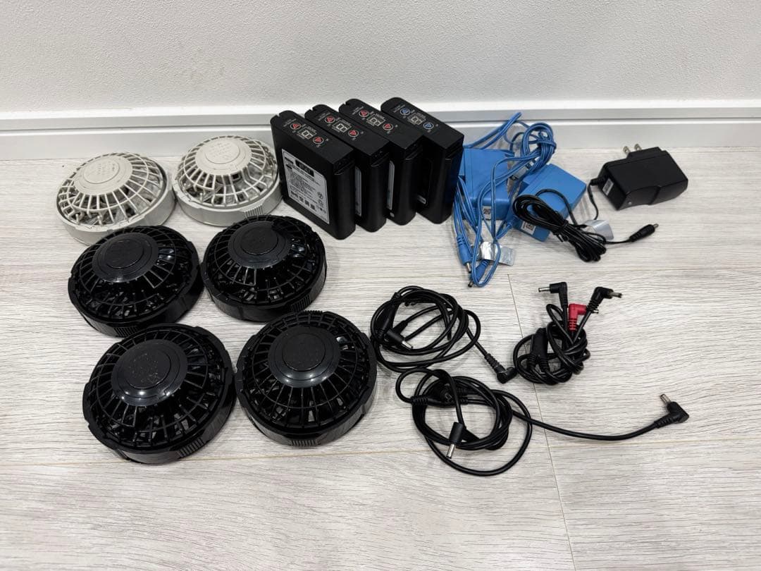 まとめ売り！！！空調服　バッテリー、ファンセット 楽天市場】空調服 バッテリーファンセット ファン付きウェア 30V高電圧