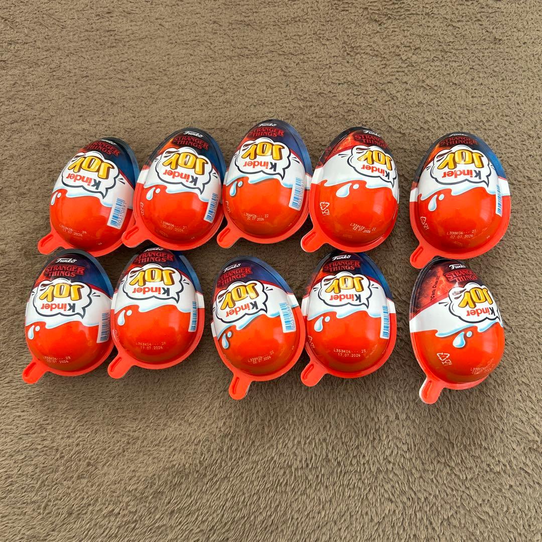 kinderjoy ストレンジャーシングスコラボ　10個セット 2026年最新】Kinder joyの人気アイテム - メルカリ