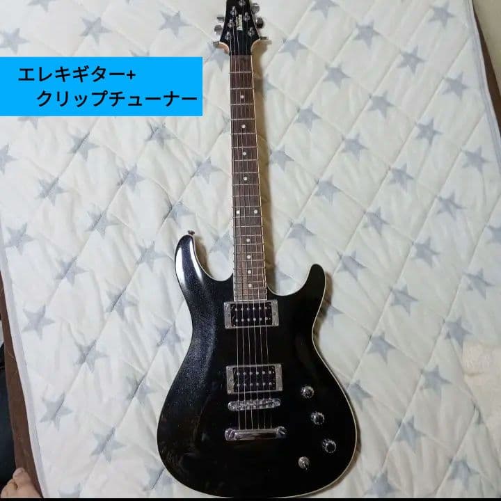 Ibanez エレキギター ブラック+クリップチューナー付き Ibanez RG421EX BKF (Black Flat) エレキギター初心者14点セット