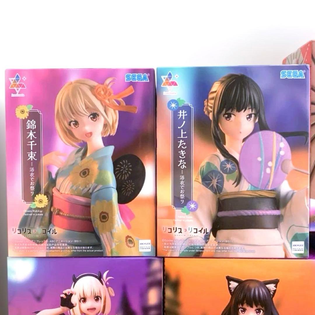 リコリス・リコイル 錦木千束 井ノ上たきな フィギュア 10体セット