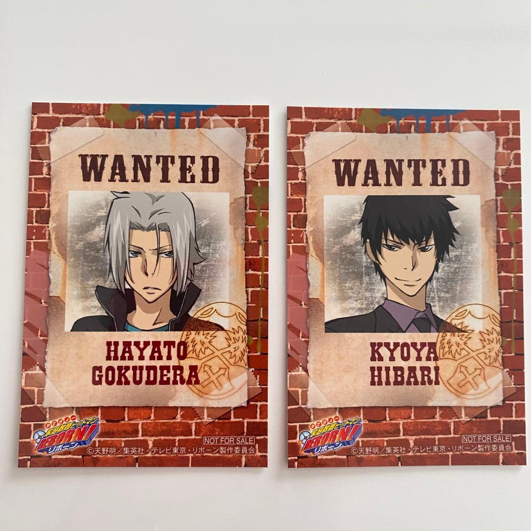 雲雀 獄寺 家庭教師ヒットマンREBORN アニメイト 非売品 ステッカー