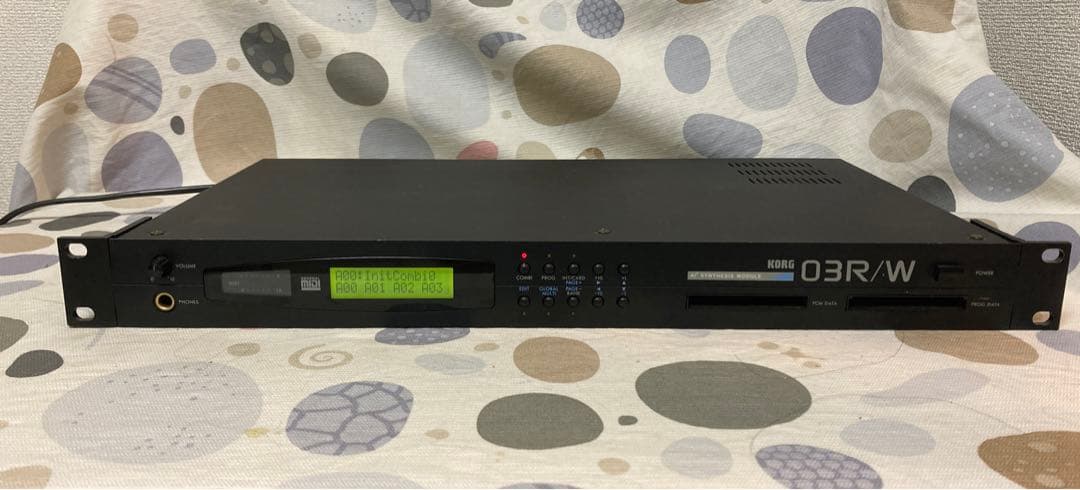 KORG 03R/W 音源モジュール【動作品】1Uラック（説明書付） Yahoo!オークション -「korg 03r／w」の落札相場・落札価格
