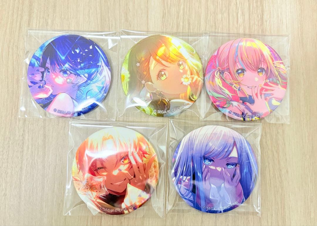 プロセカ　グリッター缶バッチvol.8 5個 グッズ-バッチ】プロジェクトセカイ カラフルステージ！ feat. 初音