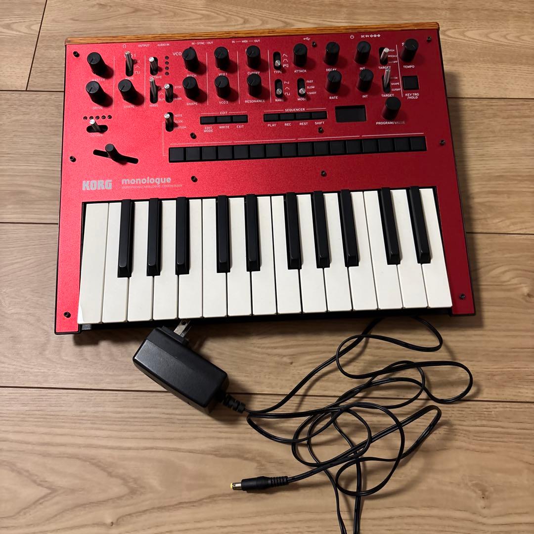 【最終価格】【レア】KORG monologue アナログシンセサイザー 25鍵 Amazon | KORG モノフォニック アナログ シンセサイザー monologue BK