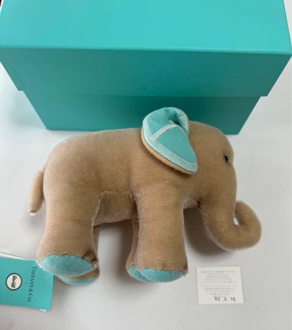 ティファニー✖️シュタイフ　エレファント(ぞう)のぬいぐるみ♪ 楽天市場】TIFFANY&Co. ティファニー シュタイフ Steiff コラボ