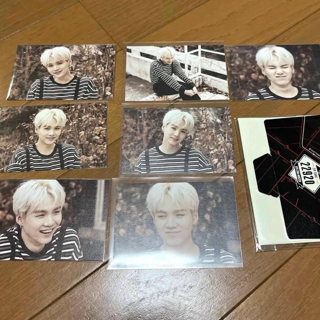 BTS 2nd マスター　22920 ミニフォト　ユンギ　コンプ　SUGA BTS ZIP CODE 22920 2ND MUSTER FAN CLUB MINI PHOTOCARD - SUGA (2/7)