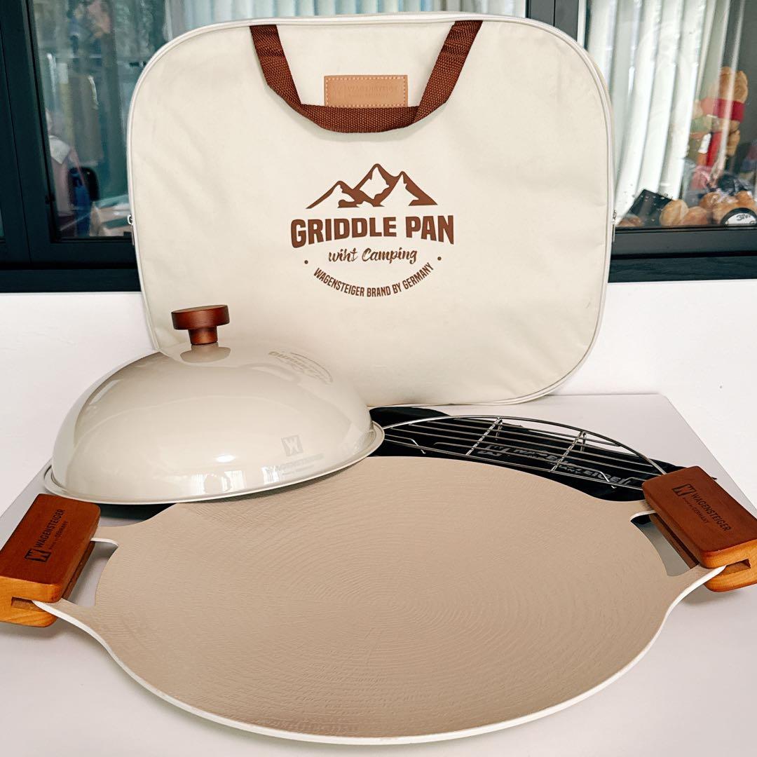WAGENSTEIGER GRIDDLE PAN 36cm フタ、ケース付き Amazon.com: WAGENSTEIGER Stainless Steel Square Griddle Pan/Plate