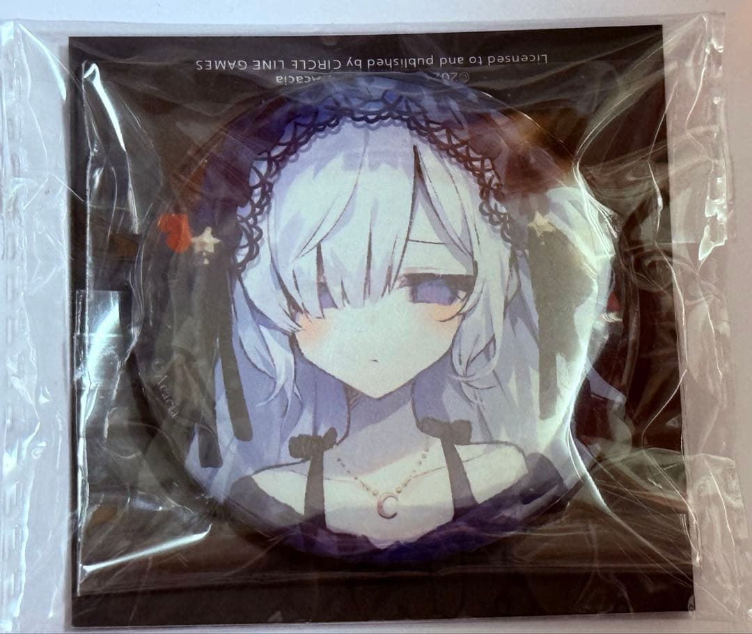 魔法少女ノ魔女裁判 夏目アンアン 中国CF返礼品 缶バッジ まのさば グッズ-バッチ】魔法少女ノ魔女裁判 グリッター缶バッジ 夏目アンアン