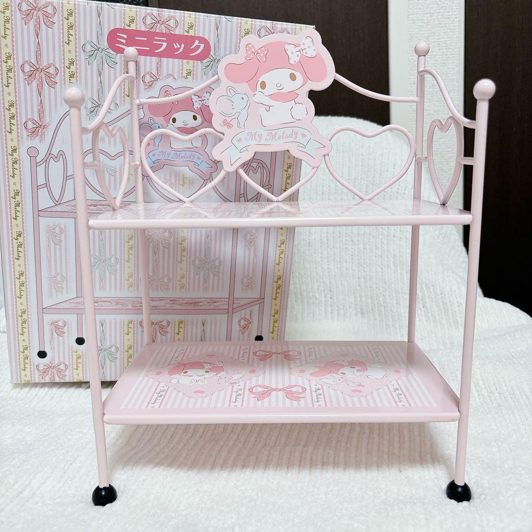 マイメロディ ミニラック ワイヤーラック 棚 飾り棚 - メルカリ