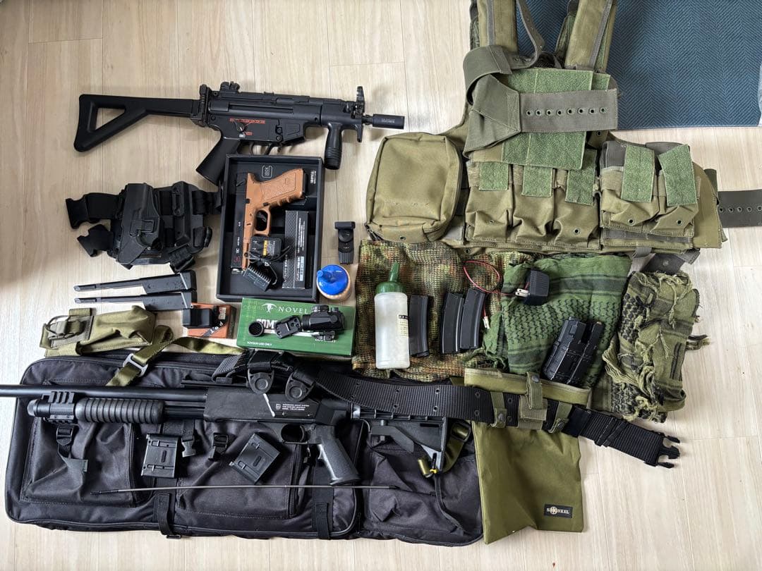 サバゲーグッズセット　【ジャンク品】 スペースブキヤ｜サバゲー用品・エアガン・トレポン・ナイフ中古通販