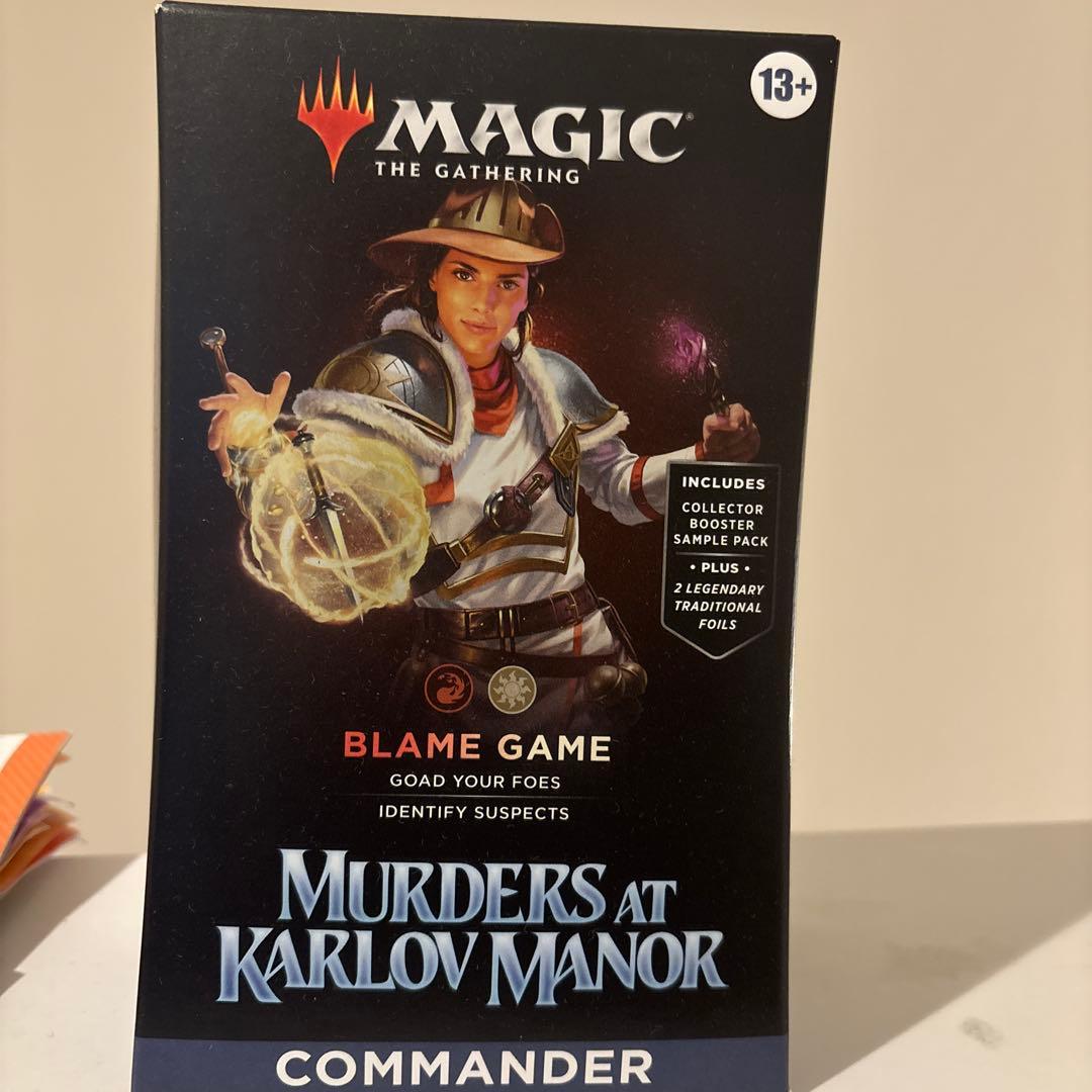 カルロフ邸殺人事件 統率者デッキ『責任転嫁』 英語版 MTG 1個 - メルカリ