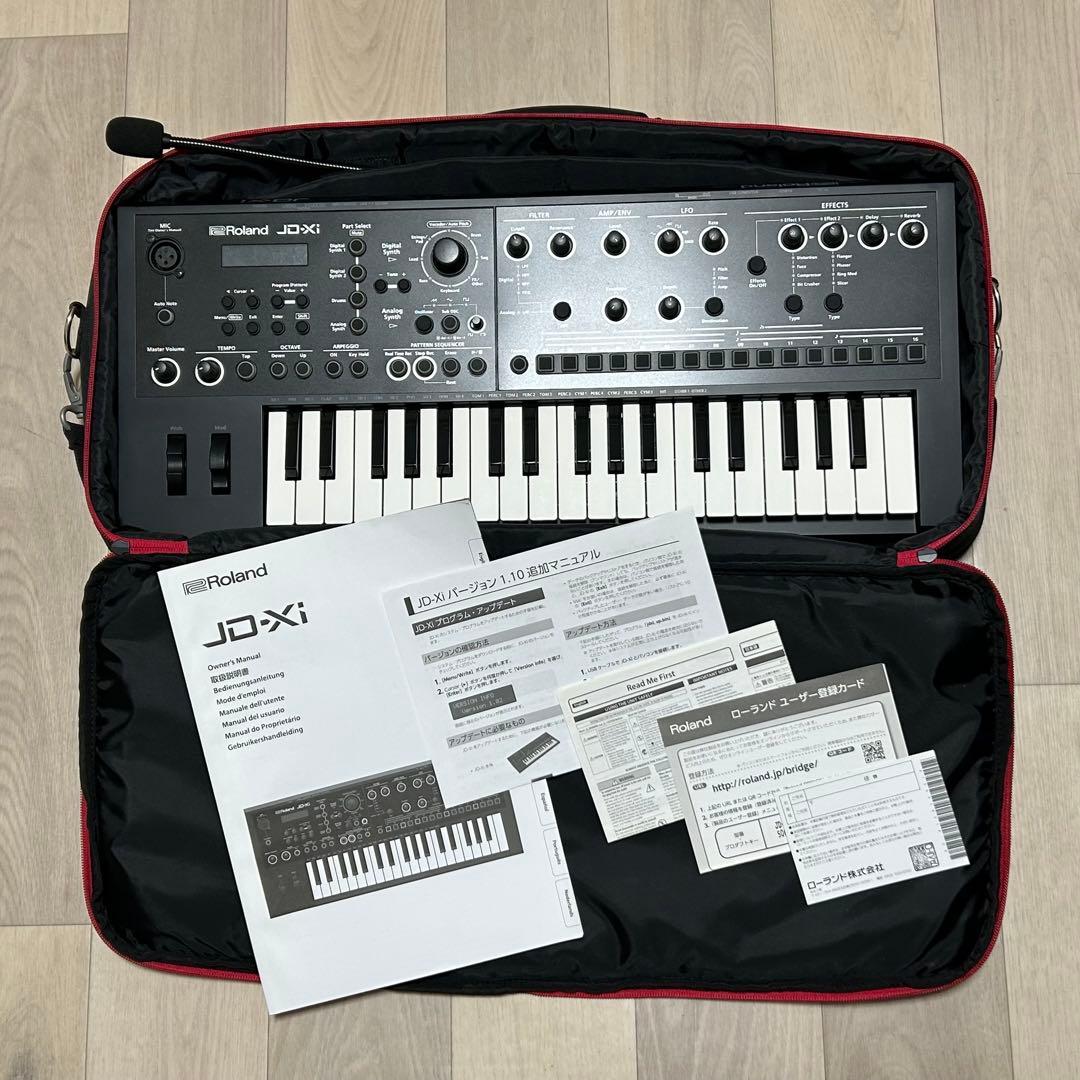 Roland JD-Xi シンセサイザー + 純正キャリングケース Amazon | Roland(ローランド) アナログ／デジタルクロスオーバー