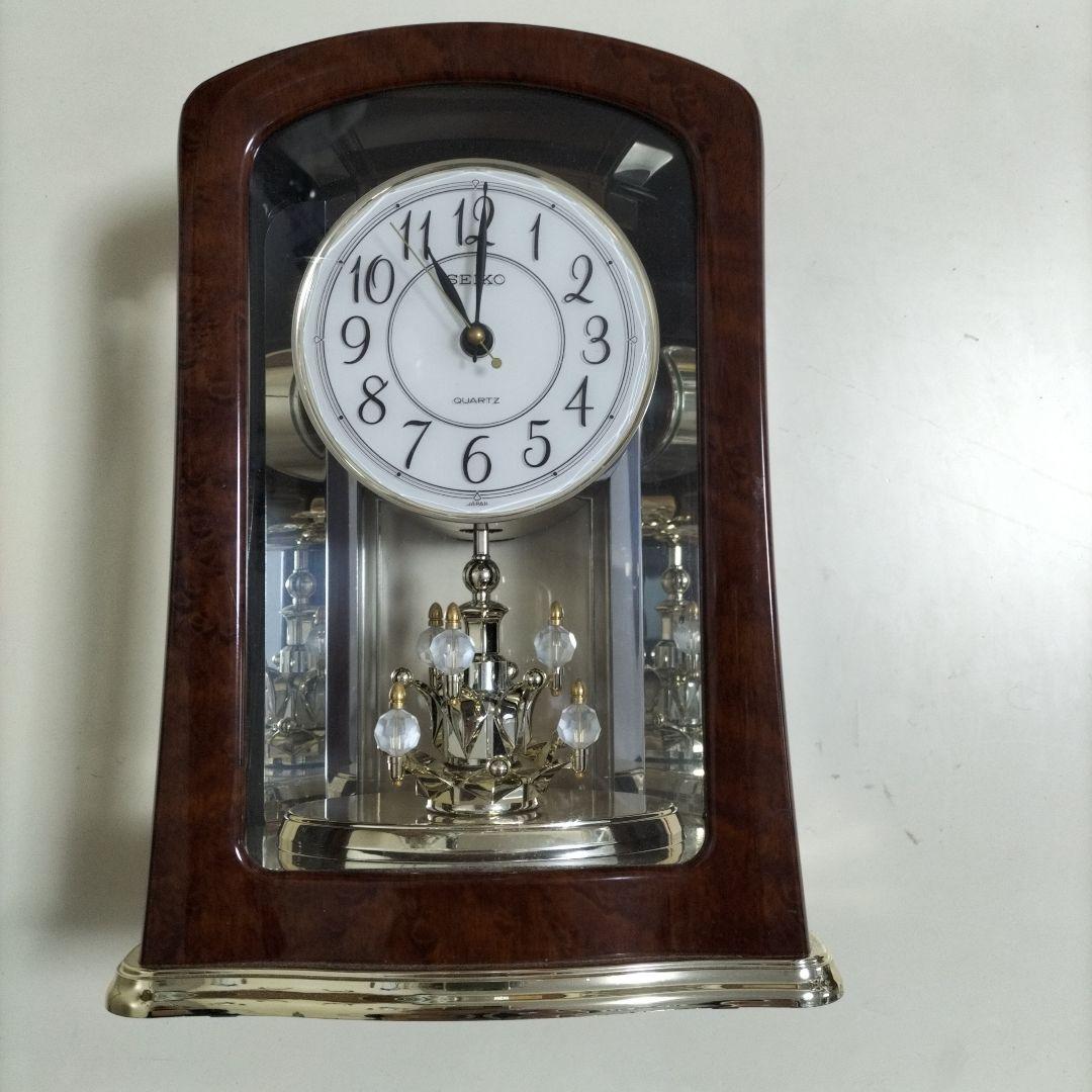 ブラウン シャンデリア置時計 カラクリ SEIKOQUARTZ 2026年最新】SEIKOQUARTZの人気アイテム - メルカリ