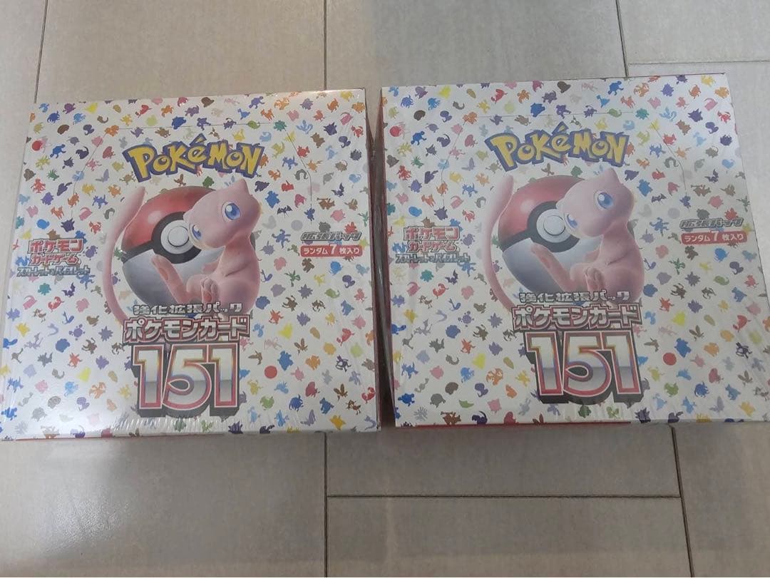 ポケモン　151 box シュリンク付き　絶版　ポケモンカード　廃盤品　ボックス ポケモンカードゲーム ポケモンカード151 BOX シュリンク付き 新品 未